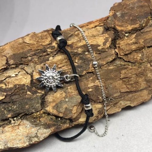 Fusskettchen Sommer - Silber