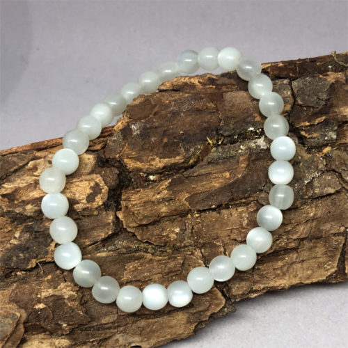 Mondstein schiefer Armband