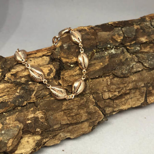 Rosé Kauri-Muschel Armband