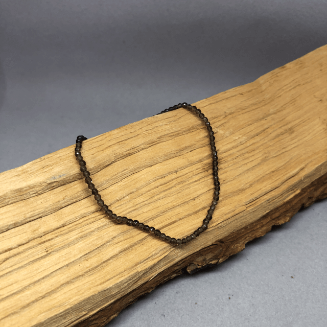 Feines Rauchquarz Armband